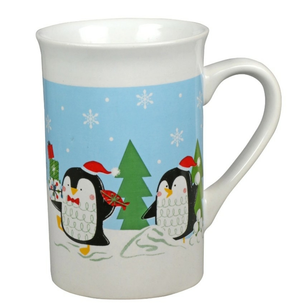 Penguin mug.